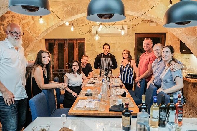 Wine Tasting & Open Kitchen Dinner in 17 Mons Vella - George’s food stories add the local context
